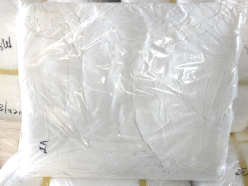 定型白メリヤスウエス(新品生地)縫目なし20kg梱包 1kg×20袋　布　メンテナンス 掃除 - 2
