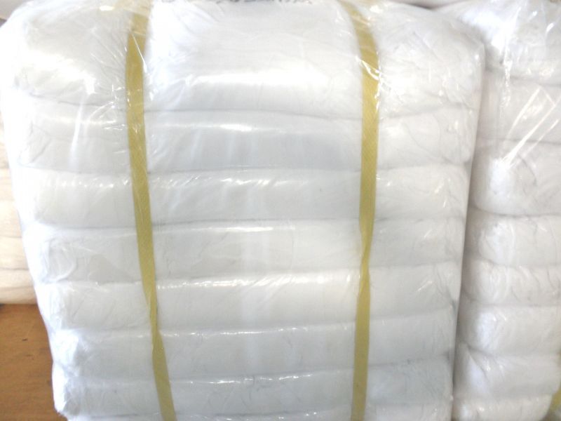 定型白メリヤスウエス(新品生地)縫目なし20kg梱包 1kg×20袋　布　メンテナンス 掃除 - 3